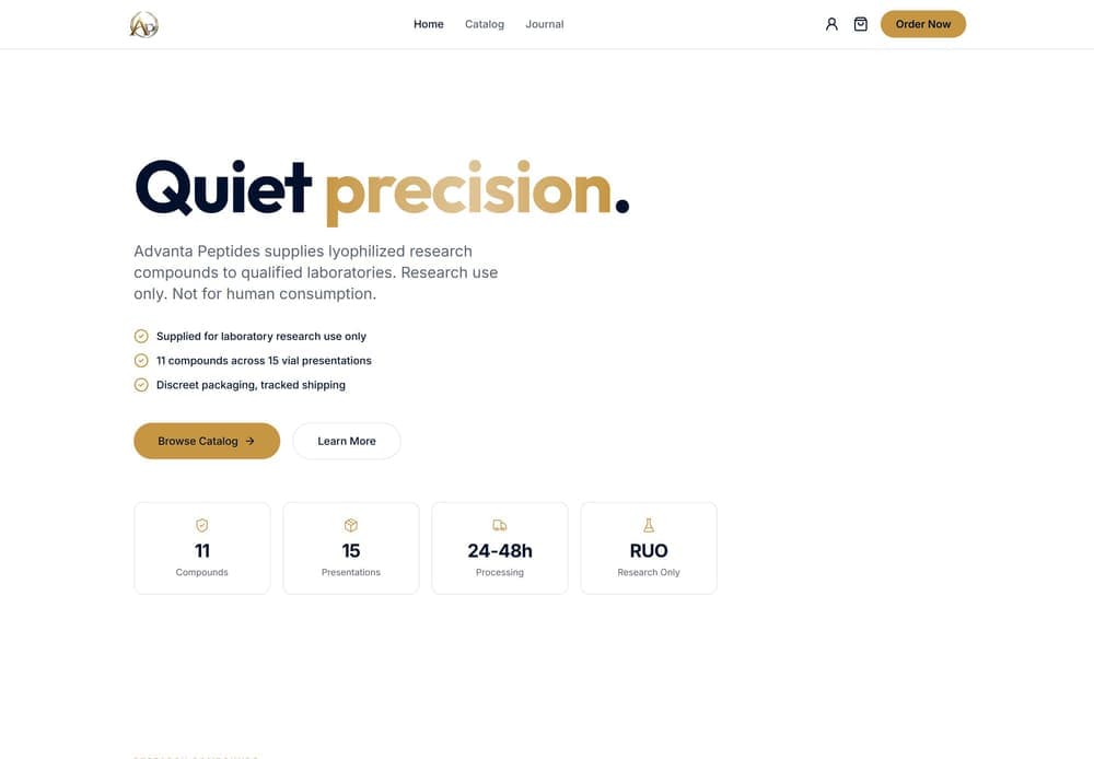 The Momentum theme, shown on the live advanta store